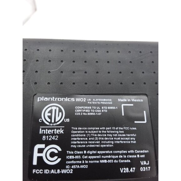 Plantronics Savi W740 Ear Hook Headsets 83542-01 3 in 1 Convertible - Picture 8 of 15